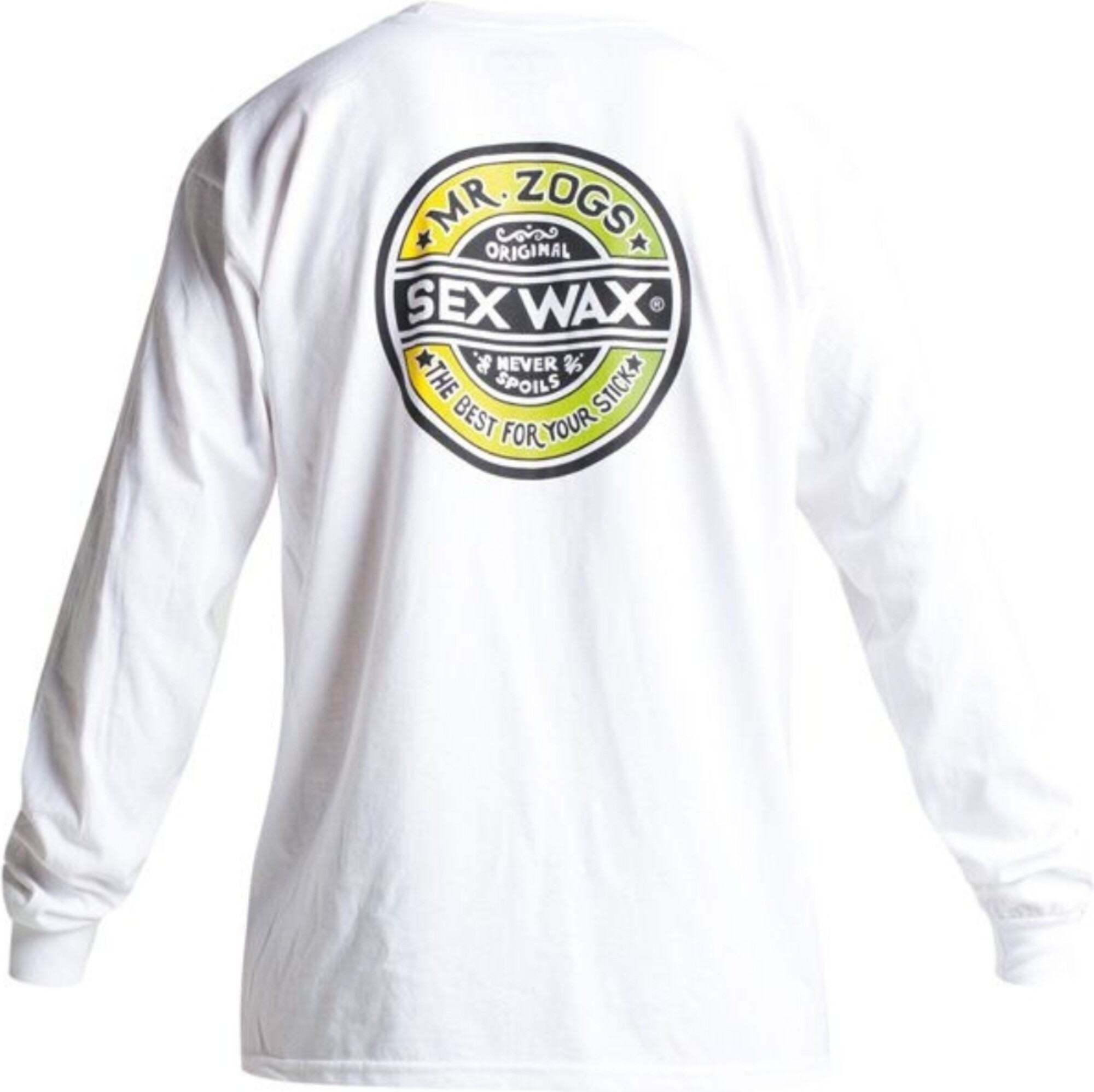 Mr Zogs Sex Wax Fade Long Sleeve T Shirt Sw Swtlstf White